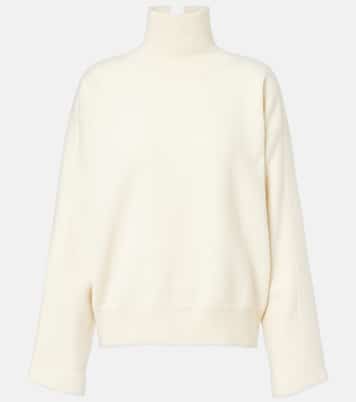Wool and cotton-blend turtleneck sweater | Jil Sander