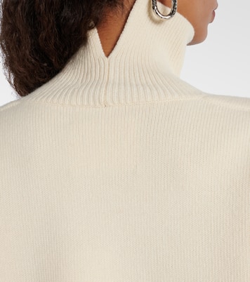 Wool and cotton-blend turtleneck sweater | Jil Sander