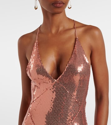 Robe longue à sequins | Alex Perry