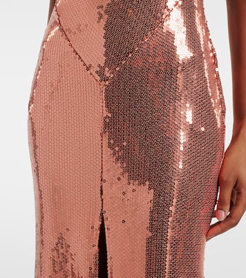 Robe longue à sequins | Alex Perry