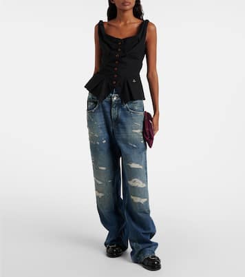 Monday Orb peplum vest | Vivienne Westwood