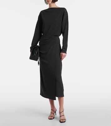 Draped midi skirt | Vince