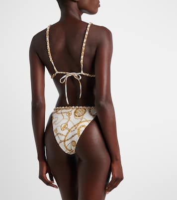 Chain-detail printed bikini | Balmain