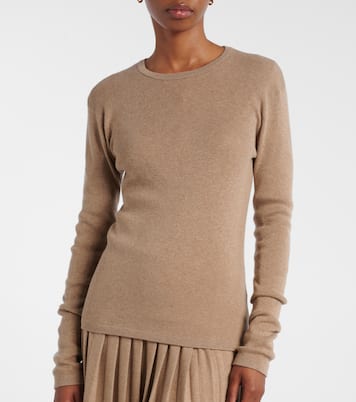 Vivian knitted cotton and cashmere top | Lisa Yang