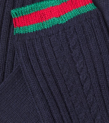 Socken Web Stripe aus einem Baumwollgemisch | Gucci Kids