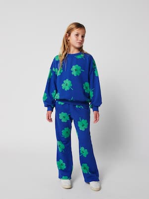 Lucky Clover cotton jersey sweatshirt | Bobo Choses