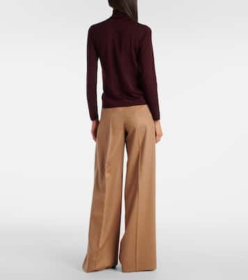 Saluto virgin wool turtleneck sweater | Max Mara