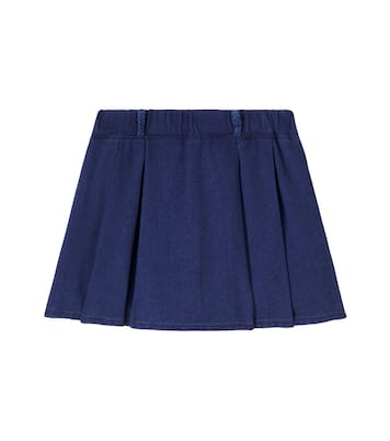 Bali pleated denim skirt | Cozmo