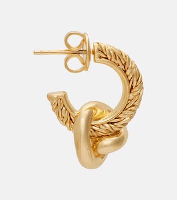 Orecchini Knot bagnati in oro | Bottega Veneta