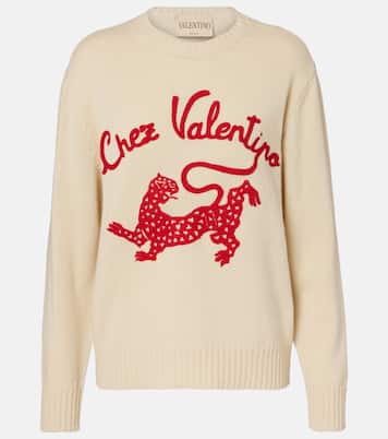 Chez Valentino virgin wool top | Valentino