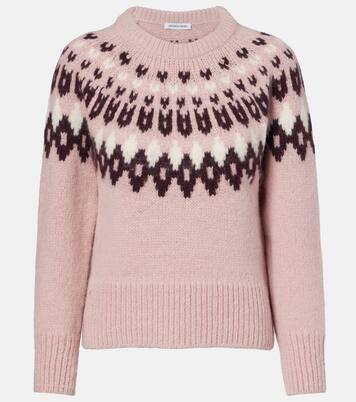 Anne Fair Isle wool-blend sweater | Veronica Beard