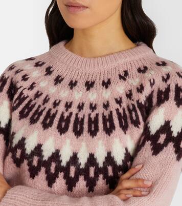 Anne Fair Isle wool-blend sweater | Veronica Beard
