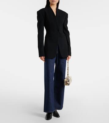 Selena high-rise wide-leg jeans | Slvrlake