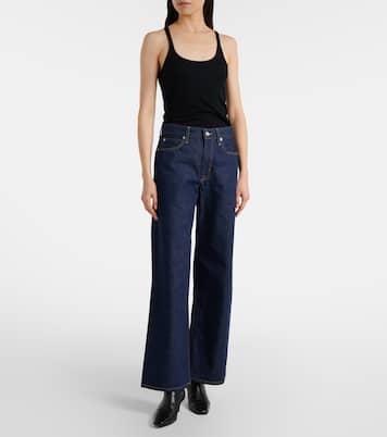 Selena high-rise wide-leg jeans | Slvrlake