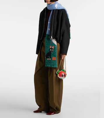 x Louis Wain Knight Cat clutch | Loewe