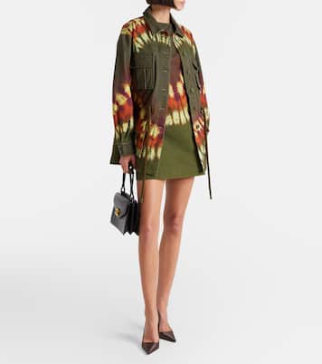 Marilyn dyed denim minidress | Alémais