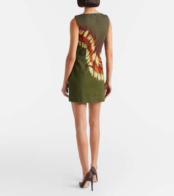 Marilyn dyed denim minidress | Alémais