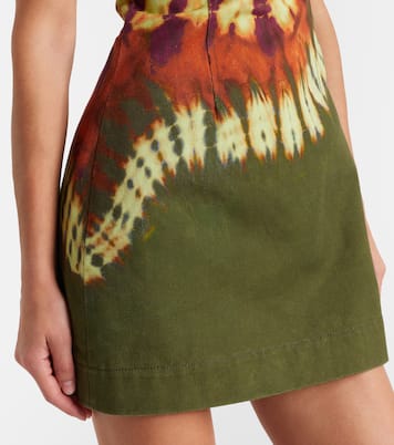 Marilyn dyed denim minidress | Alémais