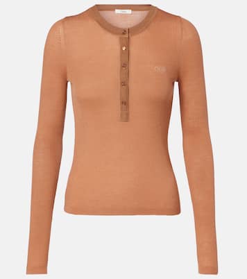 Wool Henley shirt | Chloé