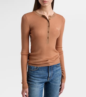 Wool Henley shirt | Chloé