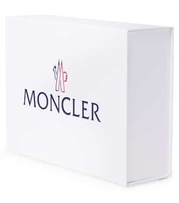 Baby cotton top, pants, and beanie set | Moncler Enfant