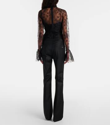 Pleated flared pants | Blumarine