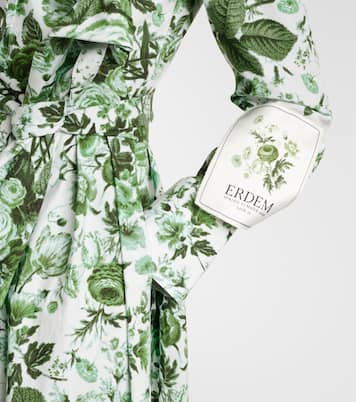 Floral cotton shirt dress | Erdem