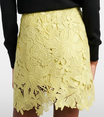 تنورة قصيرة من الدانتيل بطبعات الورود Bora | Sportmax