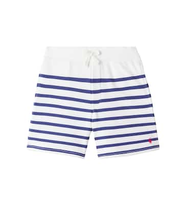 Striped cotton-blend Bermuda shorts | Polo Ralph Lauren Kids