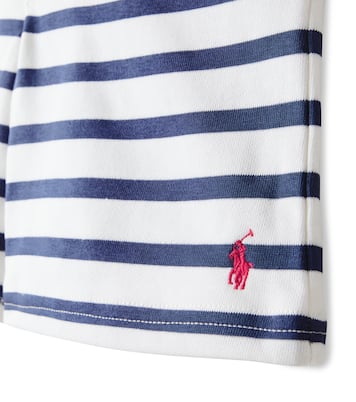 Striped cotton-blend Bermuda shorts | Polo Ralph Lauren Kids
