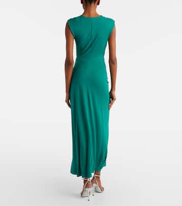 Acacia draped jersey maxi dress | Simkhai