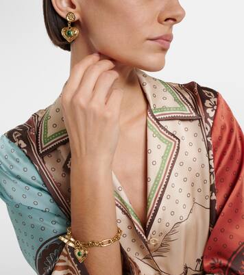 Jem Heart drop earrings | Alémais