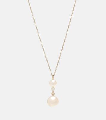 Collier Perla Simple en or 14 ct et perles | Sophie Bille Brahe