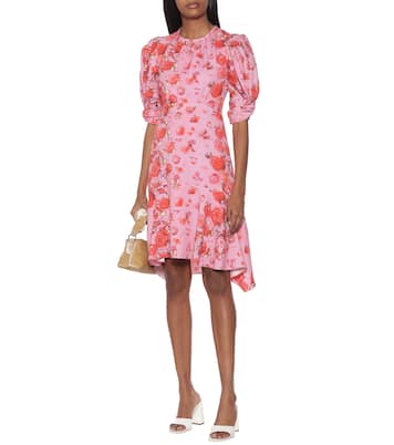 Asymmetric floral minidress | Peter Pilotto