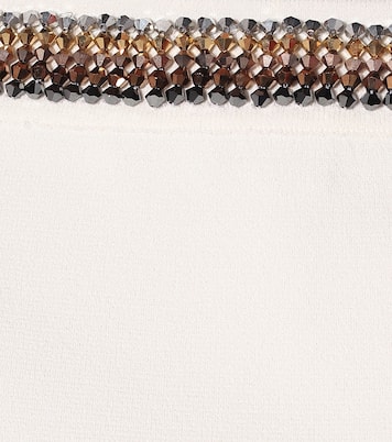 Embroidered compact-knit top | Stella McCartney