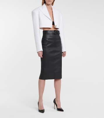 Blazer de tweed en mezcla de algodón | Balmain