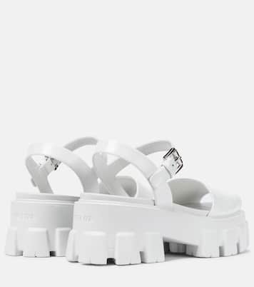 Sandali in pelle con platform | Prada