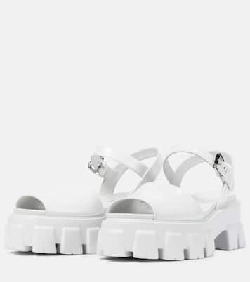 Sandali in pelle con platform | Prada