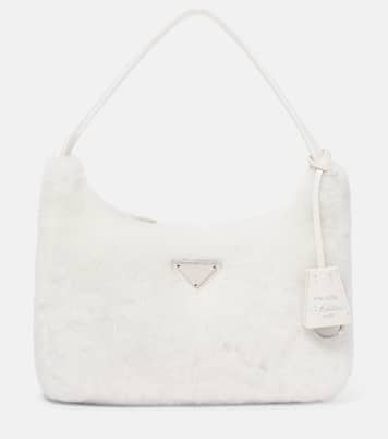Borsa a spalla Re-Edition 2000 in shearling | Prada