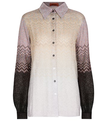 Chemise en maille métallisée | Missoni
