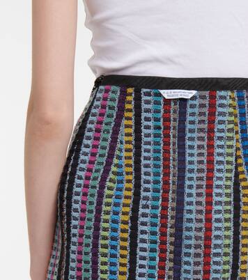 Checked cotton terry miniskirt | Marine Serre