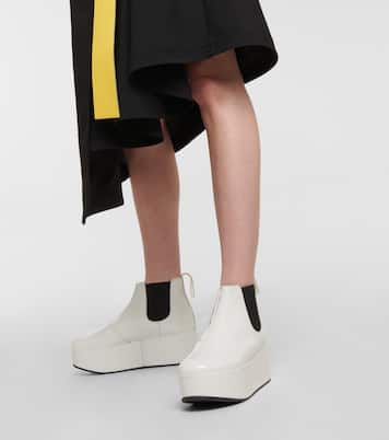 Bottines Chelsea à plateforme en cuir | Loewe