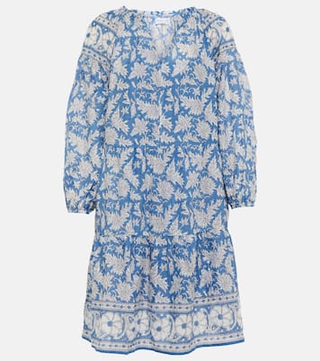 Lilah printed cotton minidress | Velvet