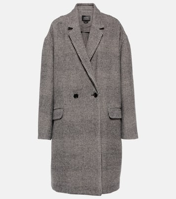 Efegozi checked virgin wool coat | Isabel Marant