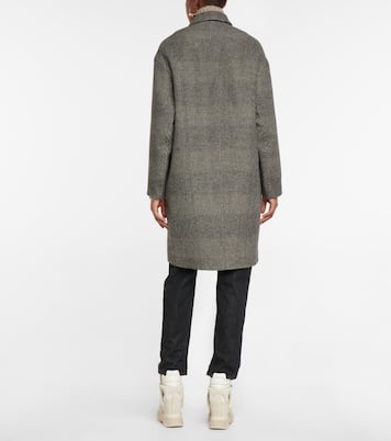 Efegozi checked virgin wool coat | Isabel Marant