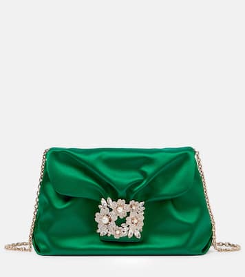 Borsa a spalla RV Bouquet in raso | Roger Vivier