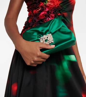 Borsa a spalla RV Bouquet in raso | Roger Vivier