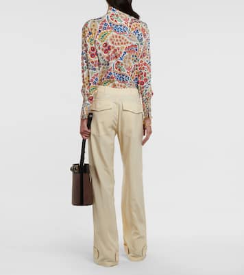 Pantalon déstructuré en laine mélangée | Etro