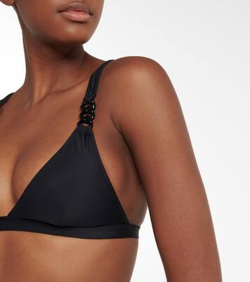 Falabella chain-strap triangle bikini top | Stella McCartney