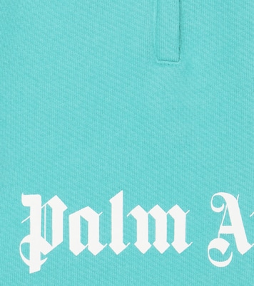 Logo cotton shorts | Palm Angels Kids